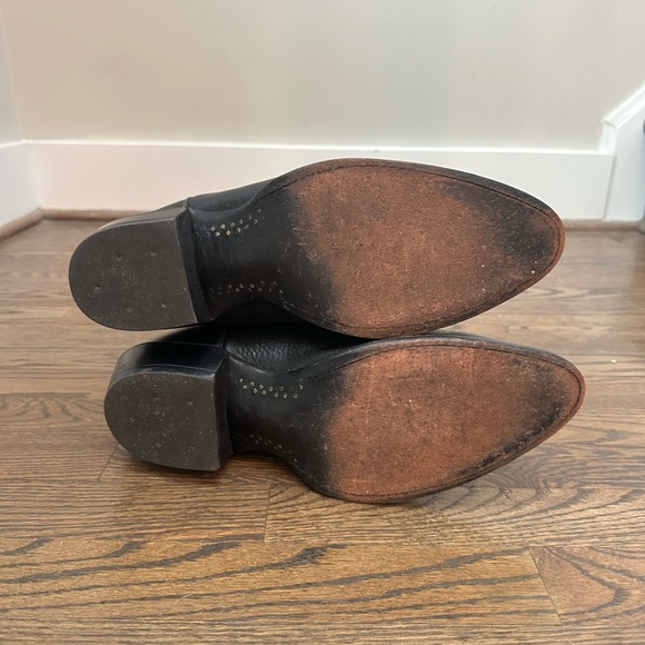 Nocona Men’s Black Leather Deertan Gentlemens Western Boots Size 11.5D - Picture 6 of 13